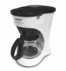 Кофеварка Magnit RMK-2001 750Вт, 0,65л, фильтр съемный, черно-белый